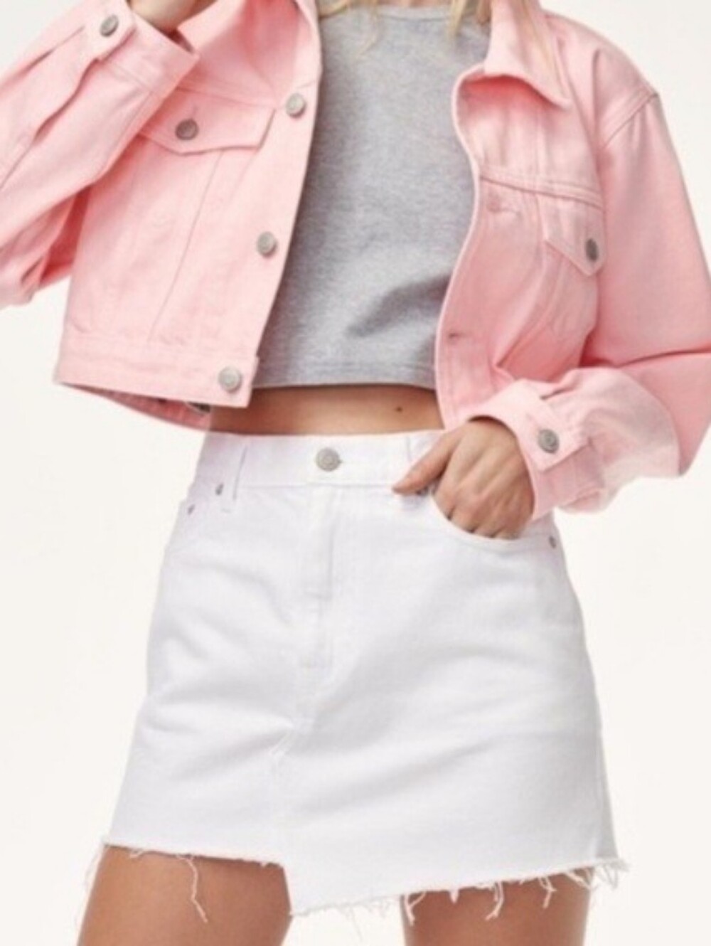 aritzia x Tna testani denim skirt